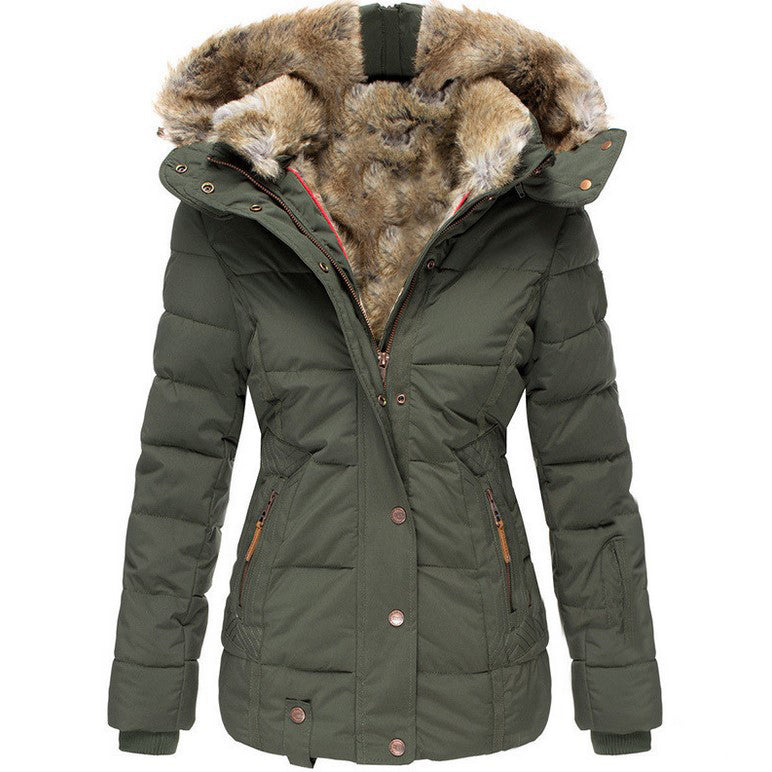 Fitted Hooded Regular Fit Jacket For Women