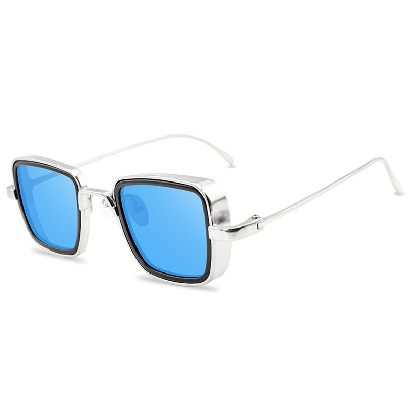 Men's Retro Thick Edge Metal Frame Sunglasses