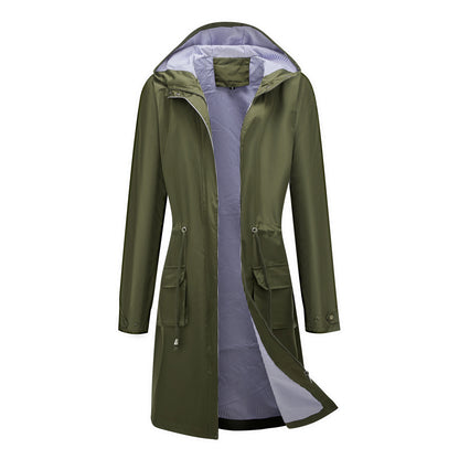 Long Casual Hooded Jacket For Women