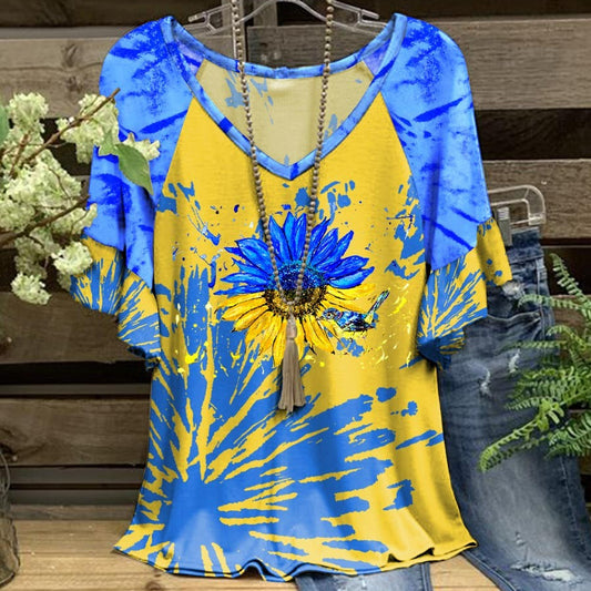 Women Support UKR Charity Sunflower T-Shirt