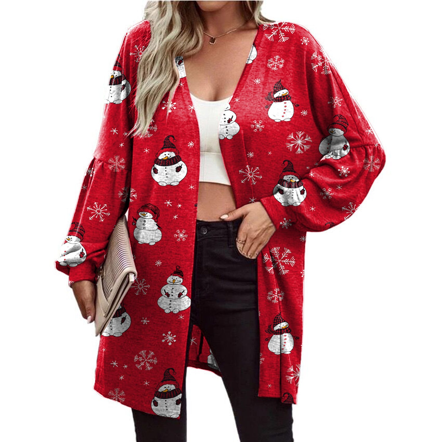 Women's Christmas Loose Cardigan Jacket