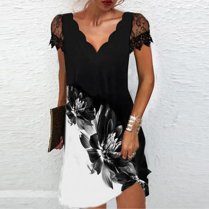 Button Casual Loose Tank Top Dress