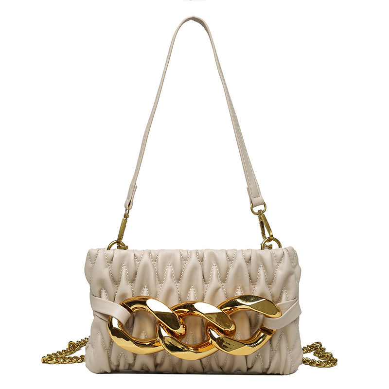 Woman Fold Chain Cross-border Small Square Bag