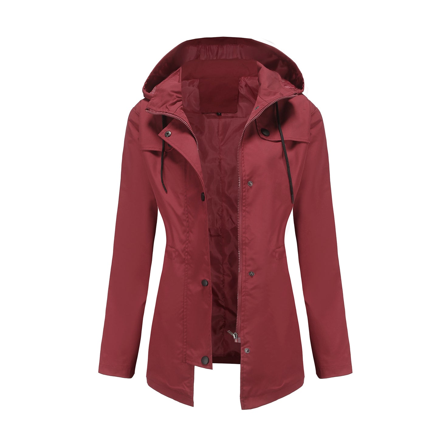 Hooded Outdoor Long Jacket For Women