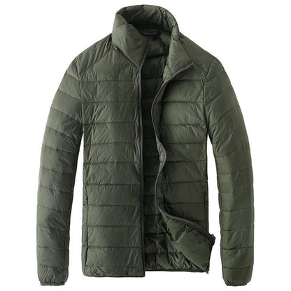 Men's Outdoor Stand Collar Warm Down Jacket