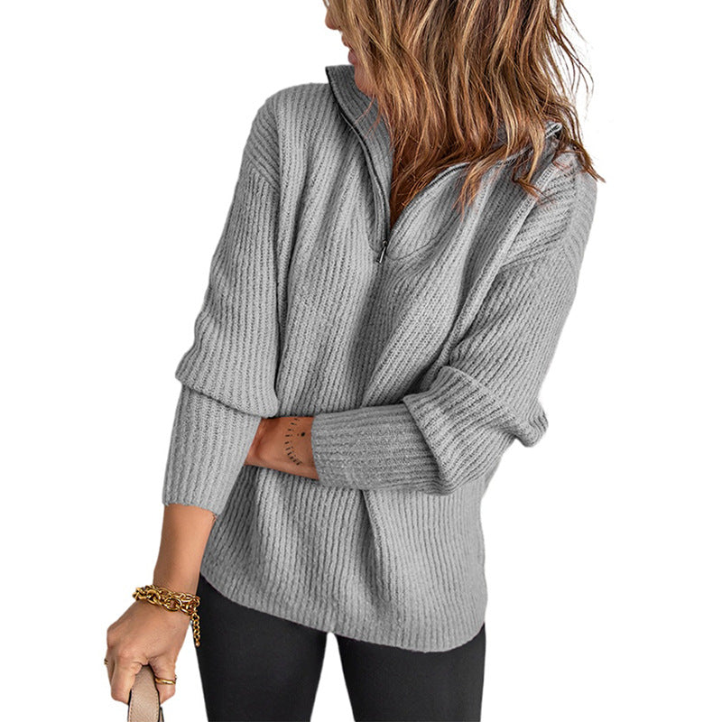 Women's Casual Knit Sweatshirt