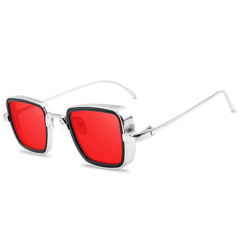 Men's Retro Thick Edge Metal Frame Sunglasses