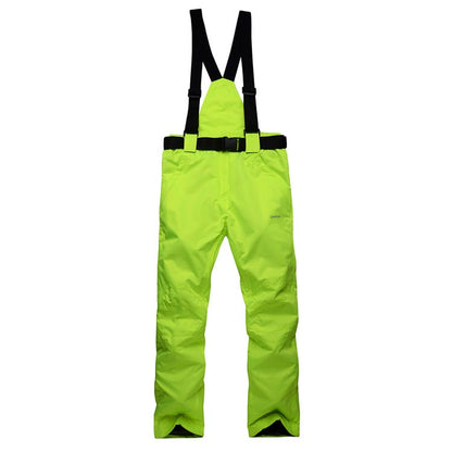 Men's Ski Pants Waterproof And Breathable Polyester Veneer Warm Ski Pants