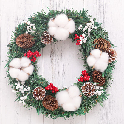 Christmas Wreath Simulation Garland Holiday Decoration