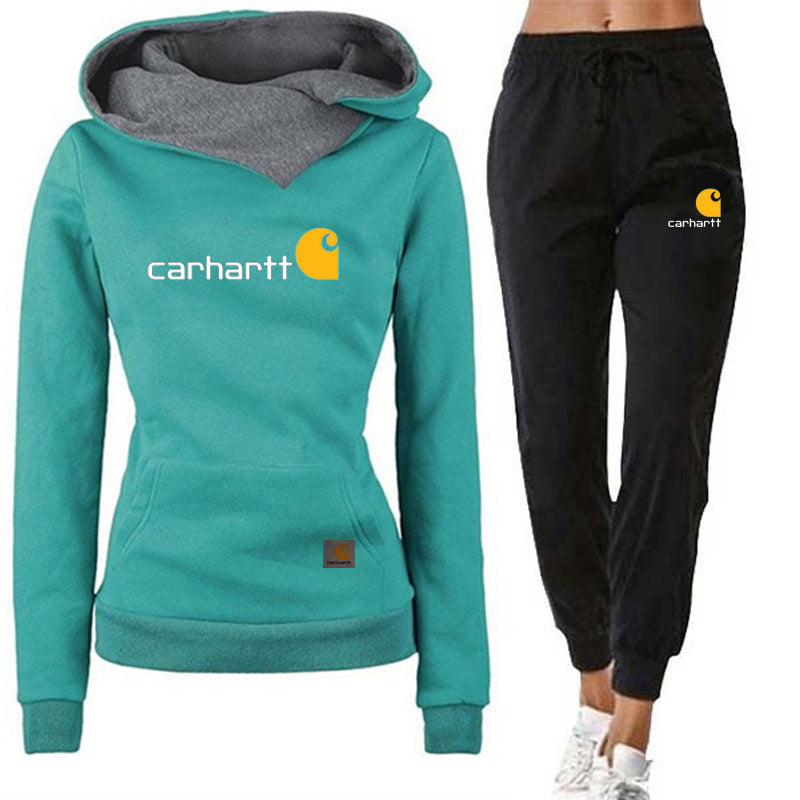 Carhartt Womens Hoodie and Pants Two-Piece Set