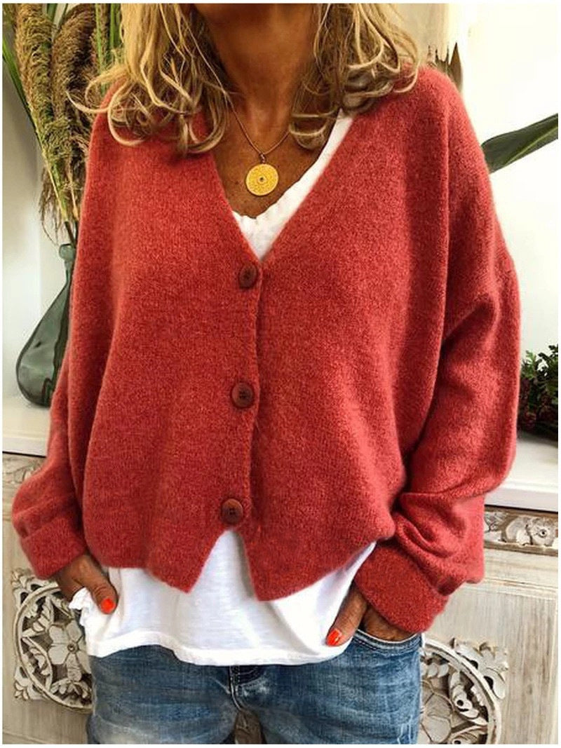 Women's Loose Sweater Knitted Jacket