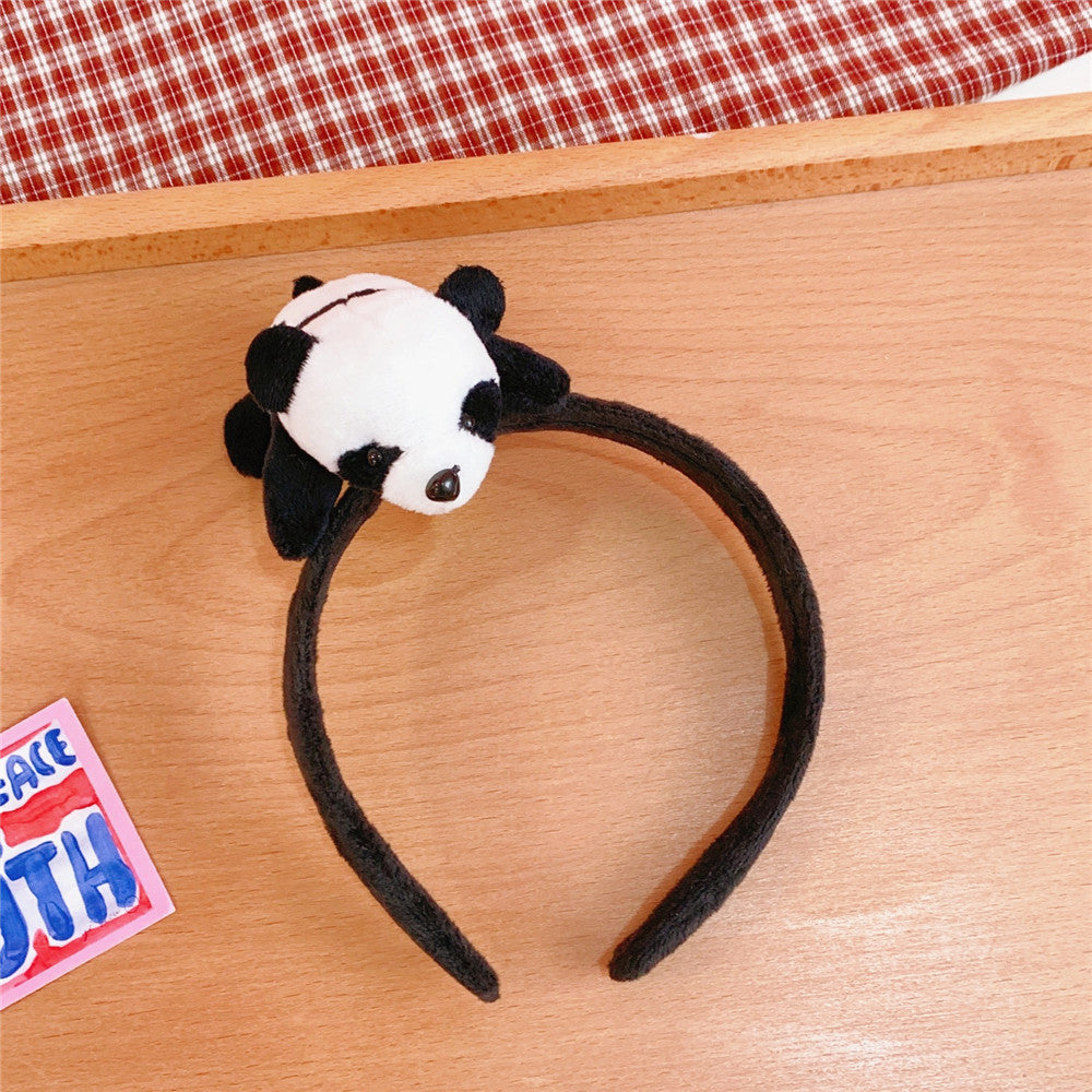 Cute Panda Hair Accessories Hair Hoop Hair Band Brooch