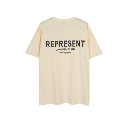 REPRESENT Unisex Casual Short Sleeve T-Shirt