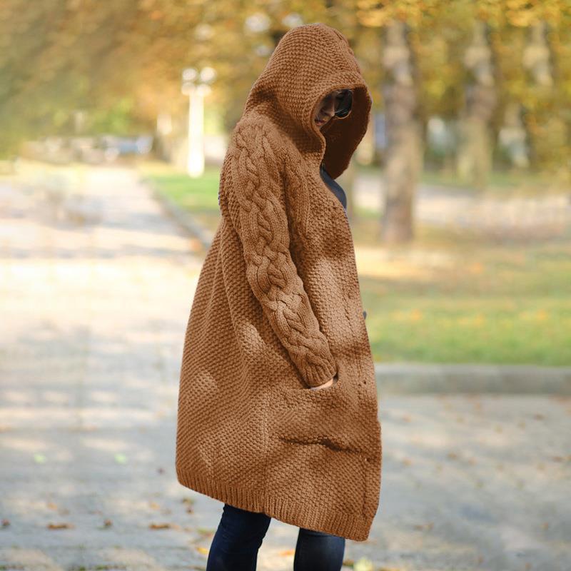 Casual Knit Cardigan Jacket For Women