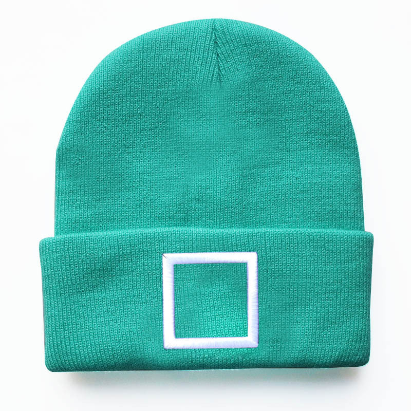 Game Embroidery Knitted Hat Warm Hat