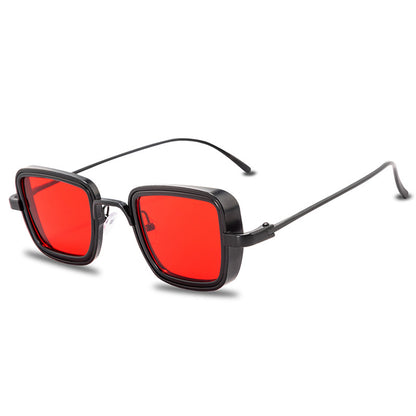 Men's Retro Thick Edge Metal Frame Sunglasses