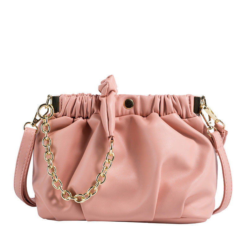Woman Fold Cloud Oblique Hanging Bag Handbag