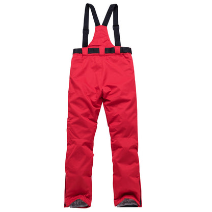 Men's Ski Pants Waterproof And Breathable Polyester Veneer Warm Ski Pants