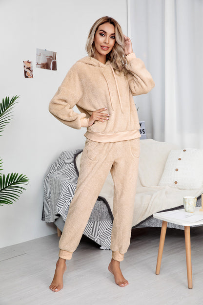 Women's Casual Hooded Sweater Home Wear