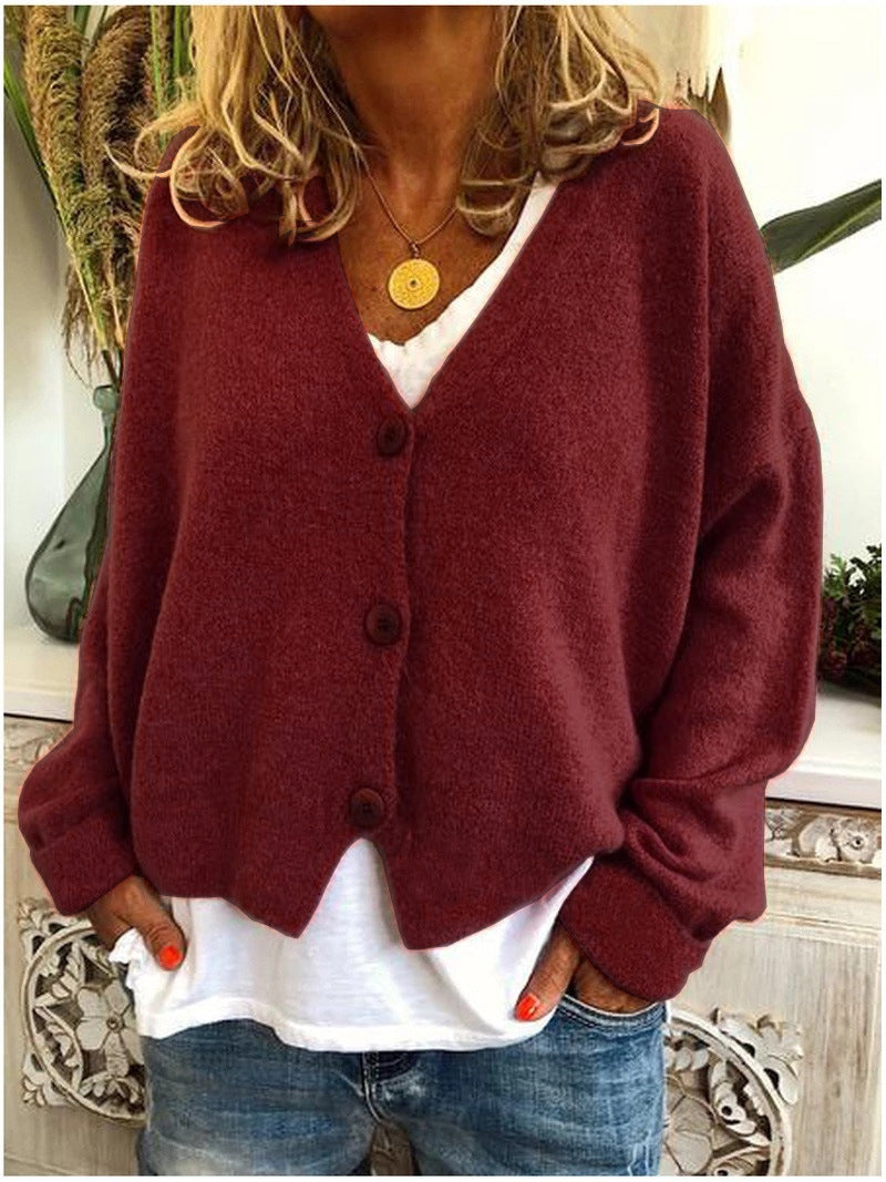 Women's Casual Cardigan Knitted Jacket