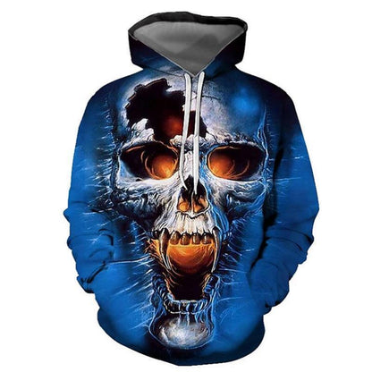 Men's 3D Printed Hoodie Cross Border Long Sleeve Sweatshirt