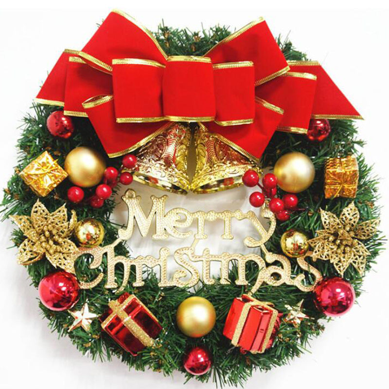 Christmas Wreath Simulation Garland Holiday Decoration