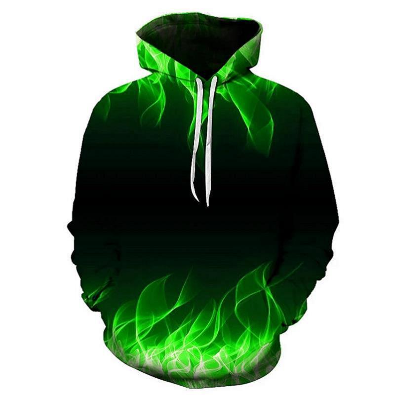 Men's Sweatshirt Swirl Print 3D Design Trend Hoodie