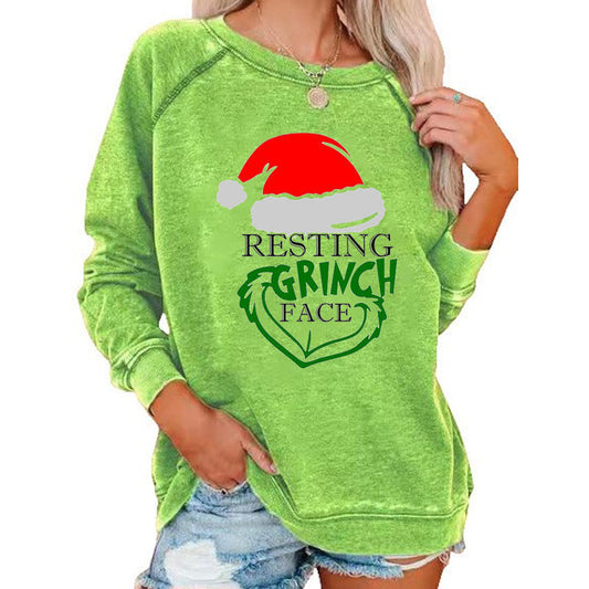 Women's Festive Grinch Christmas Sweatshirt