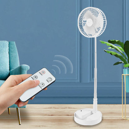 Portable Folding Telescopic Fan USB Charging Silent Small Electric Fan