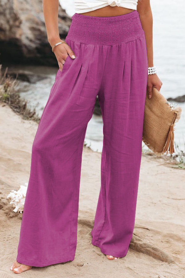 Women's Fresh Air Pocketed Smocked Pants