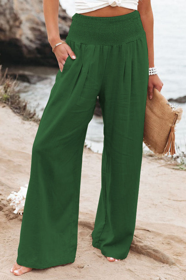 Women's Fresh Air Pocketed Smocked Pants
