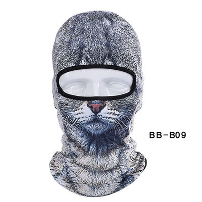 Outdoor Anti-Sun/ Anti Wind Cute Animal Face Mask Face Gini