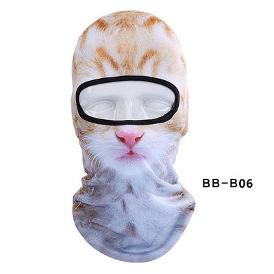 Outdoor Anti-Sun/ Anti Wind Cute Animal Face Mask Face Gini