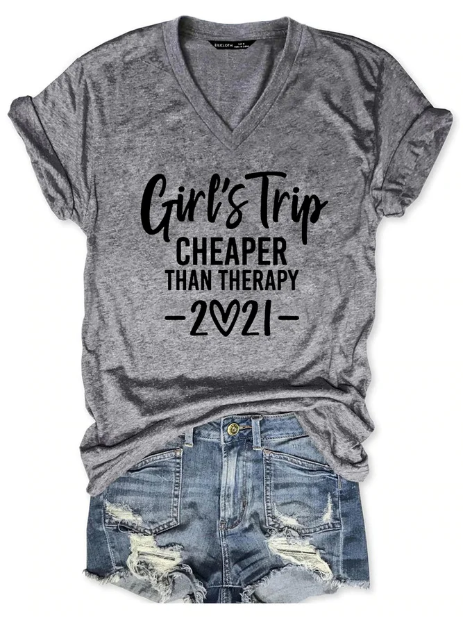 Girls Trip Cheaper Than Therapy Women's T-Shirt