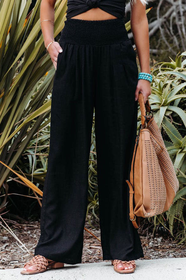 Women's Fresh Air Pocketed Smocked Pants