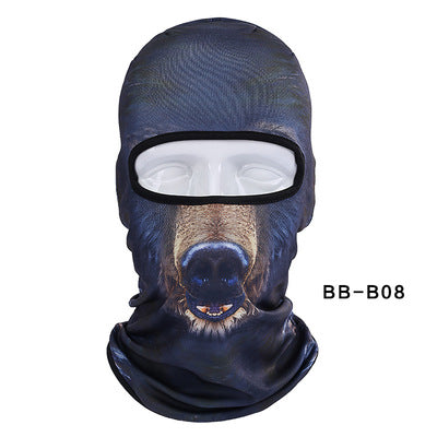 Outdoor Anti-Sun/ Anti Wind Cute Animal Face Mask Face Gini