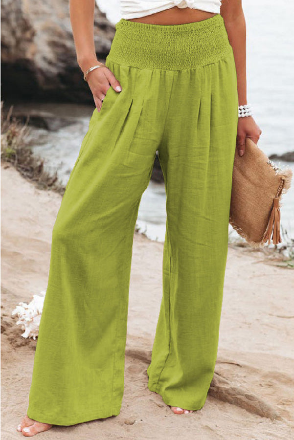 Women's Fresh Air Pocketed Smocked Pants