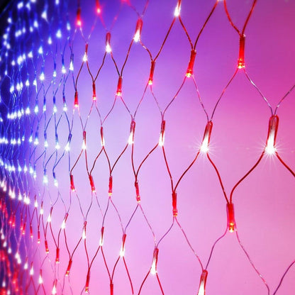 American Flag Led String Lights-large Usa Flag Outdoor Lights