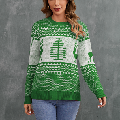 Woman Red Christmas Holiday Sweater