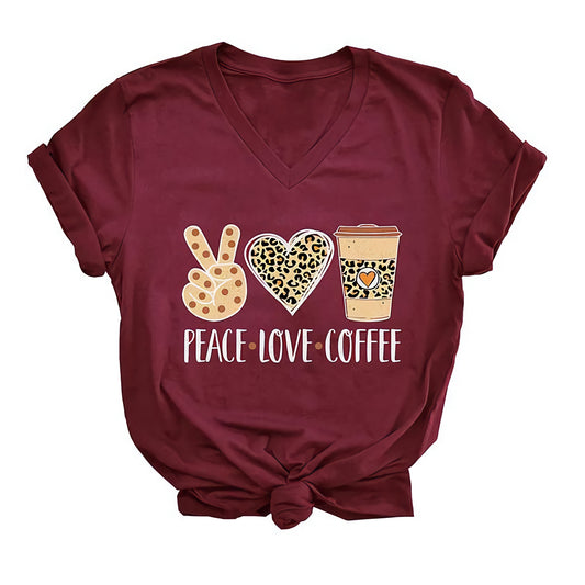 Peace Love Coffee Tee Women's T-Shirt