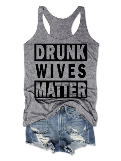 Drunk Wives Matter Women Tank Top