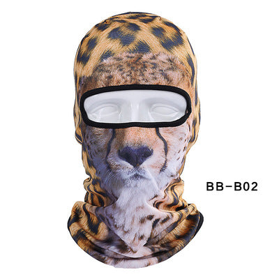 Outdoor Anti-Sun/ Anti Wind Cute Animal Face Mask Face Gini