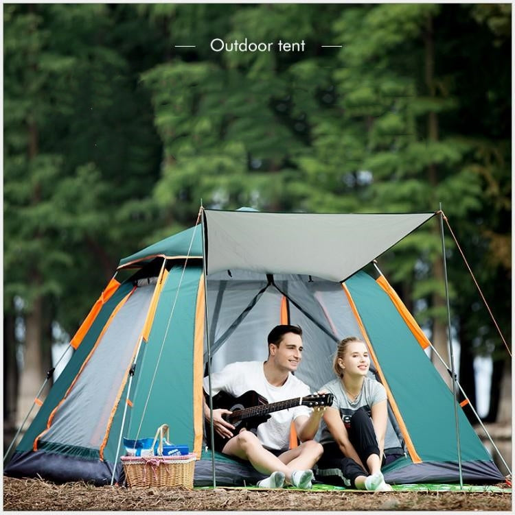 Outdoor Thickened Tent Rain Proof Camping Automatic Speed Open Four Tent